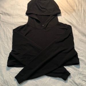 Balera Dancewear | black cropped hoodie